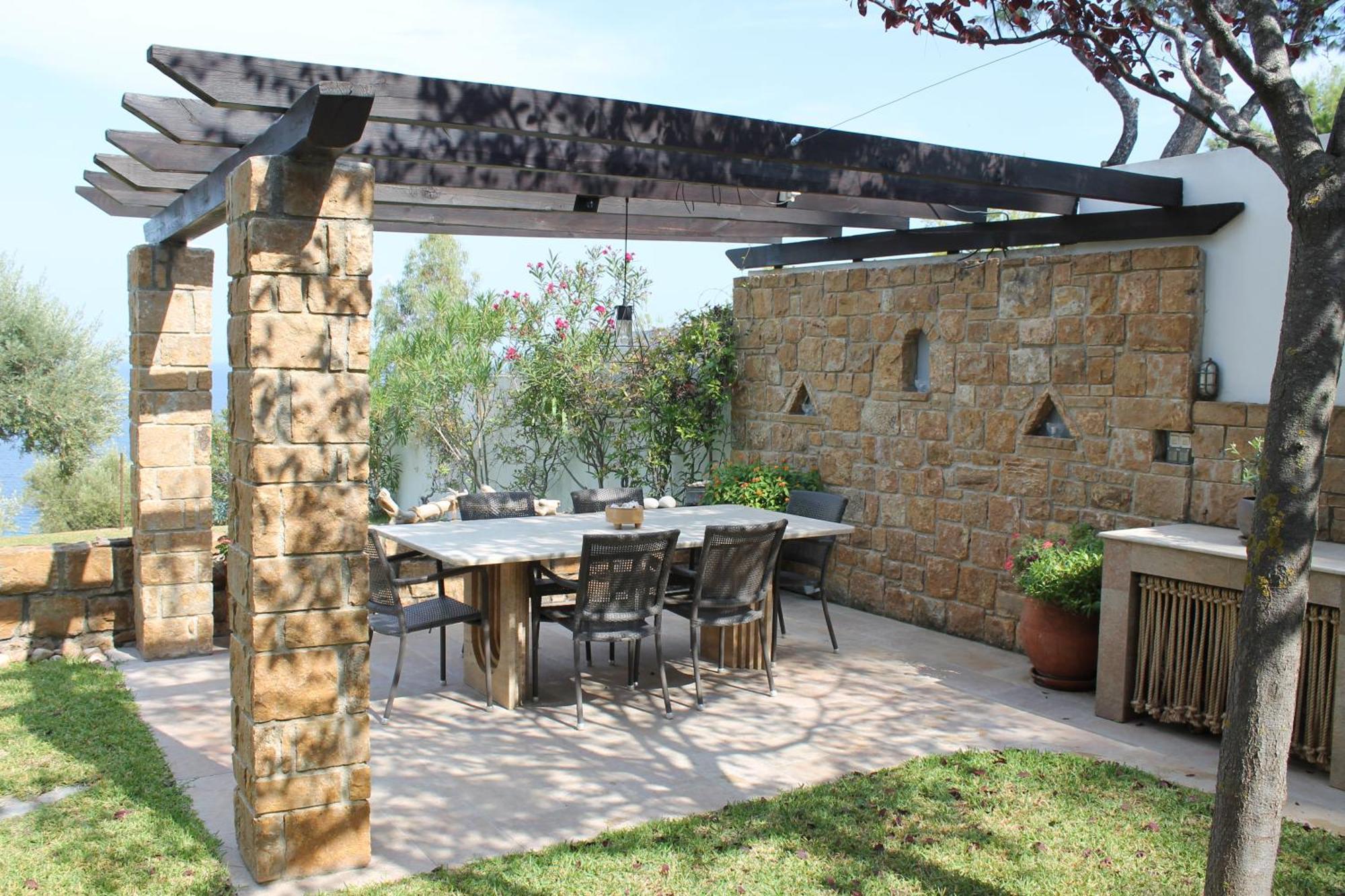 The House Of Blue Villa Afytos Exterior photo