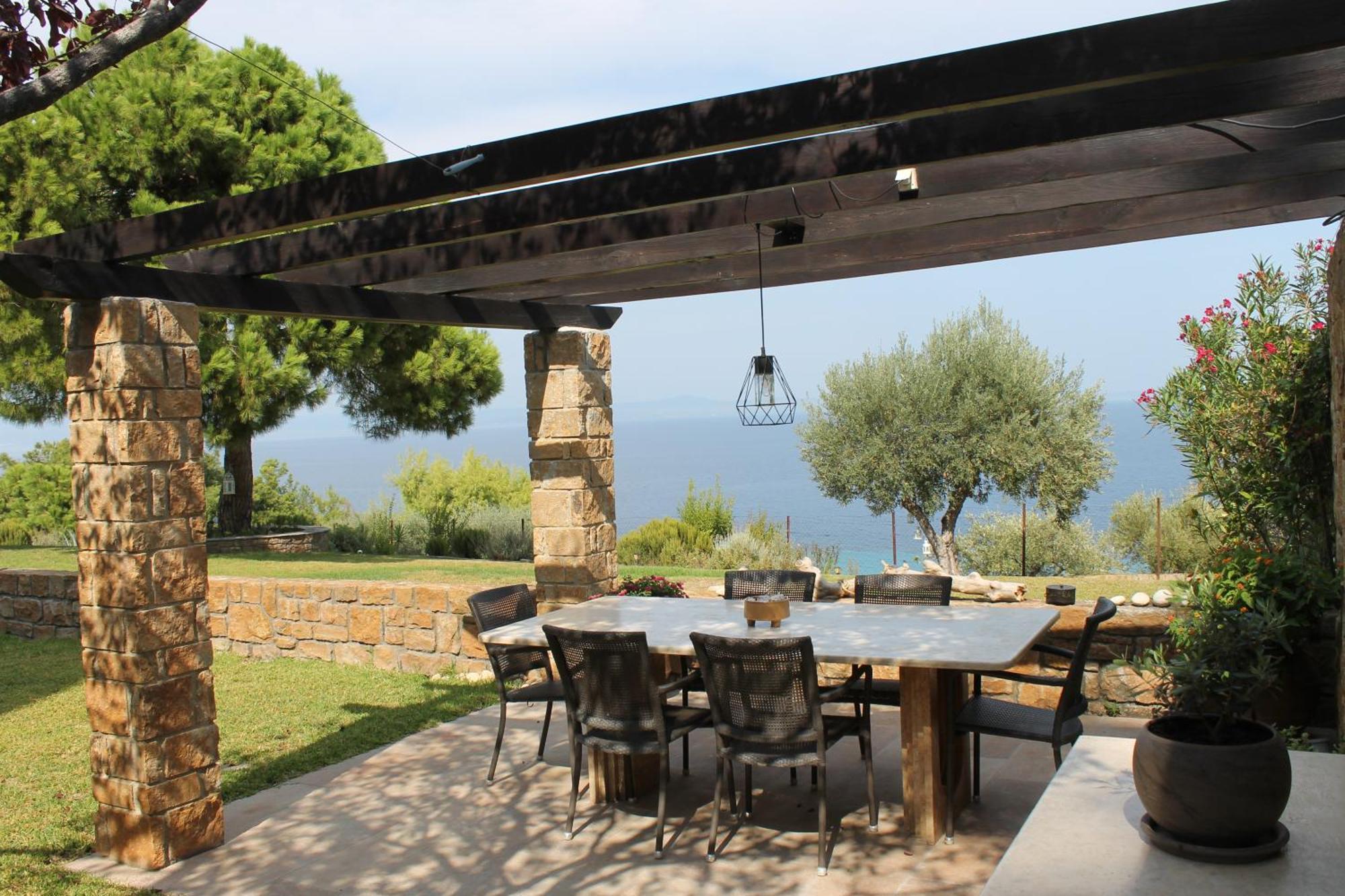 The House Of Blue Villa Afytos Exterior photo